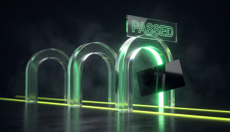 Work passing named quality gates