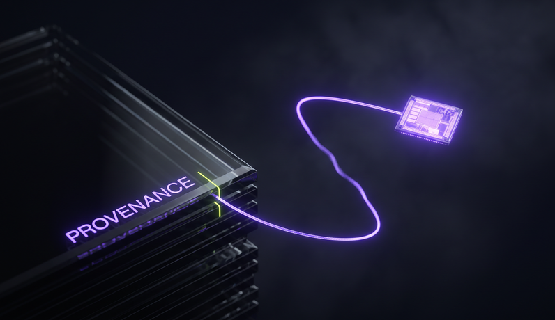 Element provenance traced back to research